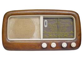 velho sintonizador de rádio am foto