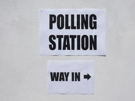 assembleia de voto de eleições gerais foto