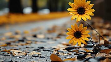 uma grupo do Rosa flores dentro uma Preto recipiente ai generativo foto