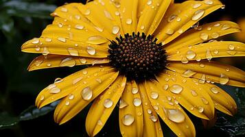 uma grupo do flores estão arranjado dentro uma padronizar ai generativo foto