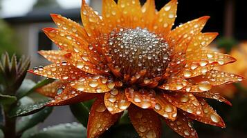 uma grupo do flores estão arranjado dentro uma padronizar ai generativo foto