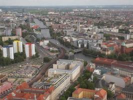 vista aérea de berlim foto