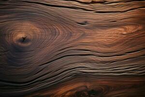 woodgrain pano de fundo destacando a intrincado padrões e calor do madeira ai gerado foto