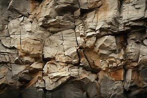 textura do uma caverna parede com natural luz, papel de parede fundo, ai gerado foto