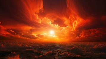 surpreendente imagem do uma solar proeminência durante uma magnético tempestade, foto