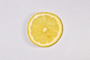 macro fotografia de rodela de limão foto