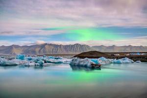 lagoa da geleira de Jokulsarlon, Islândia foto