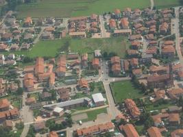 vista aérea de san francesco al campo foto