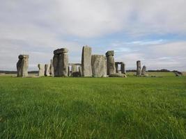 monumento stonehenge em amesbury foto