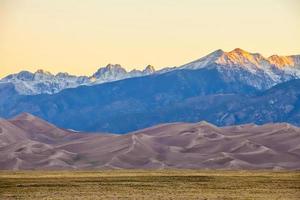 grande parque nacional de dunas de areia no colorado foto