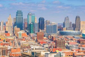 vista do horizonte de Kansas City em Missouri foto