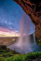 bela paisagem da Islândia, paisagem natural da Islândia foto