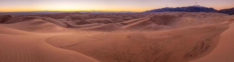 grande parque nacional de dunas de areia no colorado foto