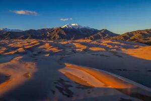 grande parque nacional de dunas de areia no colorado foto