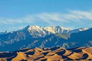 grande parque nacional de dunas de areia no colorado foto