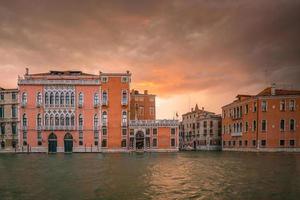 grande canal em veneza, itália foto