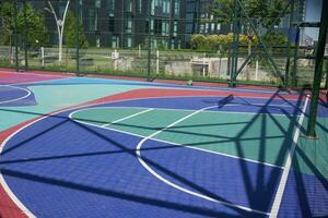 basquetebol campo dentro a verão dentro Istambul foto