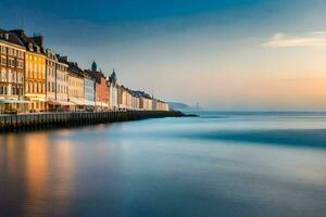 a cidade do copenhague, Dinamarca. gerado por IA foto