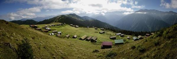 turquia, rize, sal plateau, foto de paisagens panorâmicas