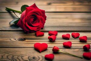 a rosa é a símbolo do amor e romance. gerado por IA foto