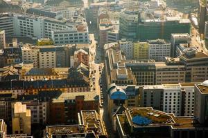 vista da cidade em frankfurt, alemanha foto