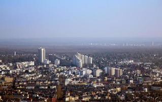 vista da cidade em frankfurt, alemanha foto