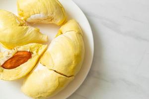 durian maduro e fresco, casca de durian