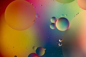 colorida óleo bolhas fundo foto
