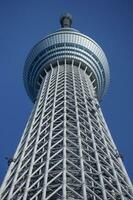 Tóquio árvore do céu. Tóquio skytree é a mais alto construção dentro Japão. foto