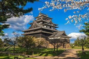 a Principal manter do matsue castelo localizado dentro matsue cidade, shimane, Japão foto