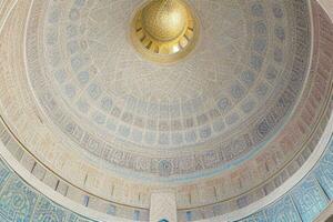 arquitetônico detalhe do uma mesquita cúpula prédio. fundo. ai generativo pró foto