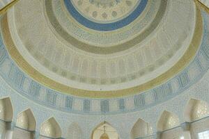 arquitetônico detalhe do uma mesquita cúpula prédio. fundo. ai generativo pró foto