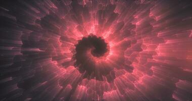 abstrato vermelho energia mágico brilhando espiral redemoinho túnel background foto
