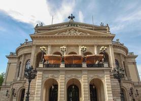 alte oper em frankfurt foto