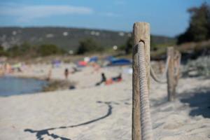 praia de es calo em formentera no verão de 2021. foto