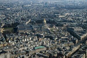 Paris panorama temor inspirador Visão a partir de a eiffel torre foto