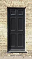 porta britânica tradicional negra foto