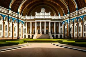 a real Palácio do amsterdam. gerado por IA foto