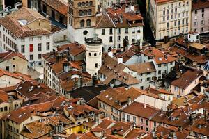 panorâmico negligenciar do grenoble cidade foto