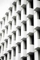 Preto e branco abstrato moderno arquitetônico Bakground generativo ai foto