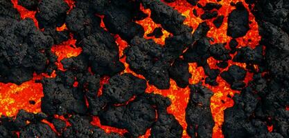 quente magma lava superfície vermelho lava foto