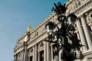 ópera garnier a majestoso parisiense letra Palácio foto