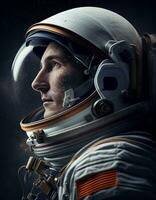astronauta retrato, criada com generativo ai foto