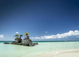 estação 2 praia área principal de boracay tropical paradise island philippines foto