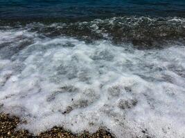 grande onda do mar foto