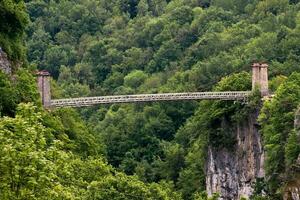 majestoso alpino ponte foto