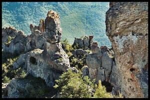 provençal pedra paisagem, sulista França foto