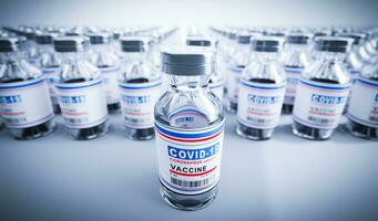 coronavírus covid-19 vacina. covid19 vacinação Produção e fornecem foto