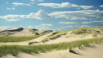 santuário Nebraska montes de areia único ai gerado foto