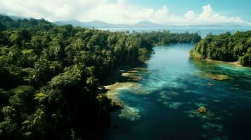 natureza Salomão ilhas selva ai gerado foto